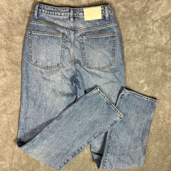 Revolve Jeans Womens 27 GRLFRND The Sara Super High Rise Slim Straight Denim - Picture 6 of 11